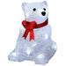 16 LED Acrylic Polar Bear : 18cm : Battery Konstsmide