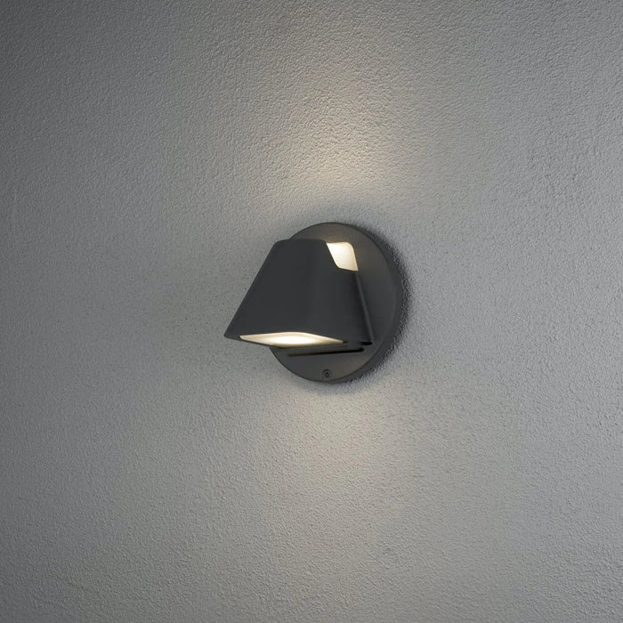 Konstsmide 426-750 : Hild Wall Light 2 X GU10 Black Konstsmide
