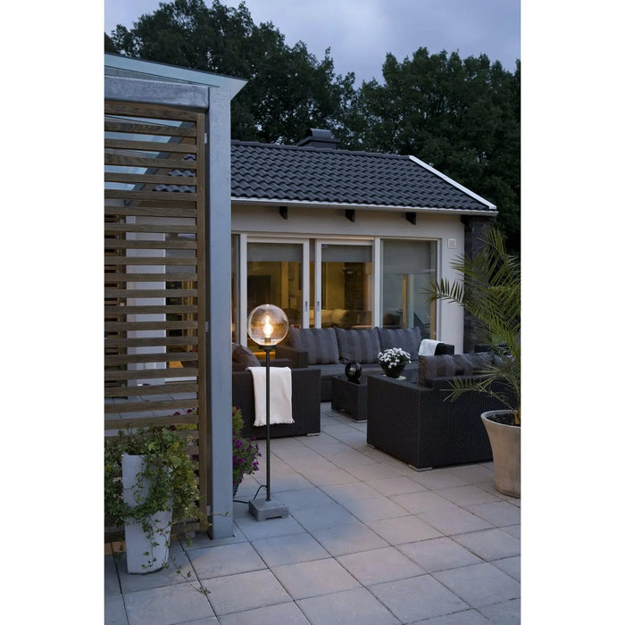 Konstsmide 455-750EE : Lodi Lounge Lantern Clear Globe IP44 Konstsmide