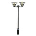 Konstsmide 501-750 : Gemini Twin Post Light M.Black Konstsmide