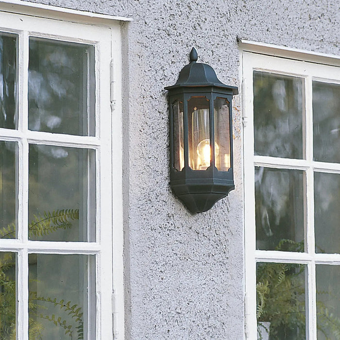 Konstsmide 566-750 : Pallas Wall Light Matt Black Konstsmide