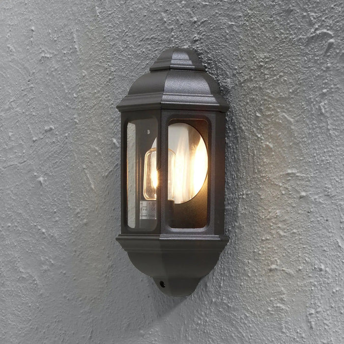 Konstsmide 7011-750 : Cagliari Wall Light Matt Black Konstsmide