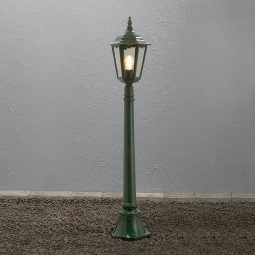 Konstsmide 7215-600 : Firenze Pathway Post Light - Shiny Green Konstsmide