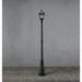 Konstsmide 7233-750 : Firenze Column Light M. Black Konstsmide