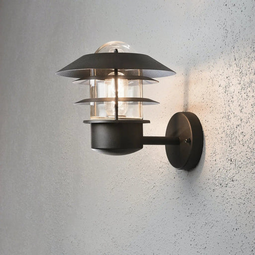 Konstsmide 7303-750 : Modena Wall Light Black Paint IP-44 Konstsmide