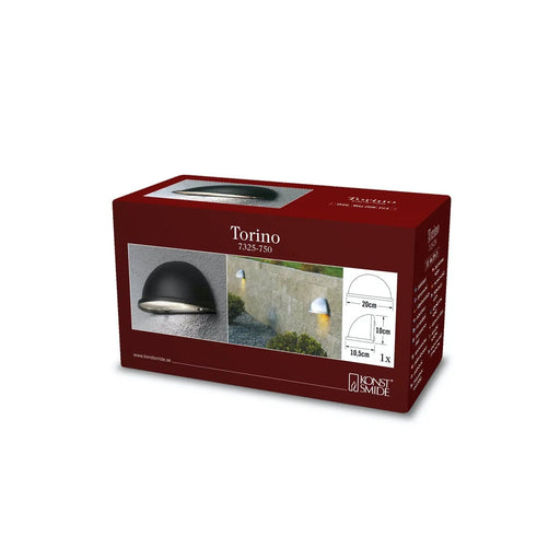 Konstsmide 7325-750 : Torino Wall Light Black Konstsmide