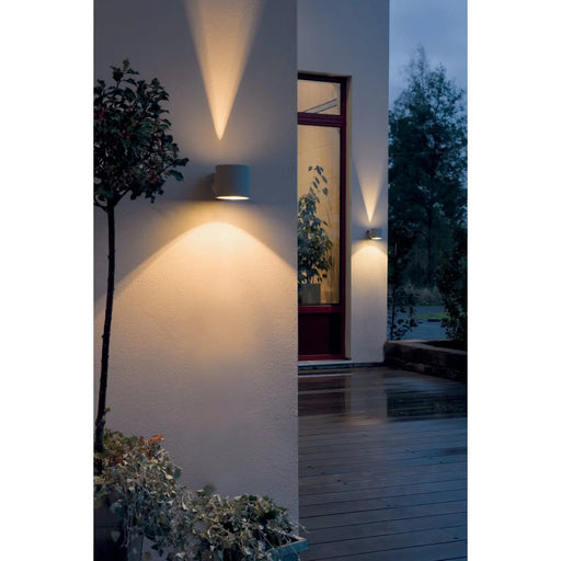 Konstsmide 7342-300 : Modena Round Wall Light Grey Konstsmide