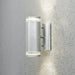 Konstsmide 7512-320 : Modena Double Wall Light Galvanised/Transparent Konstsmide