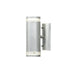Konstsmide 7512-320 : Modena Double Wall Light Galvanised/Transparent Konstsmide