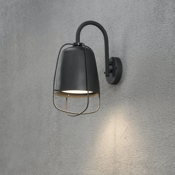 Konstsmide 7526-750 : Perugia Wall Light Black Konstsmide