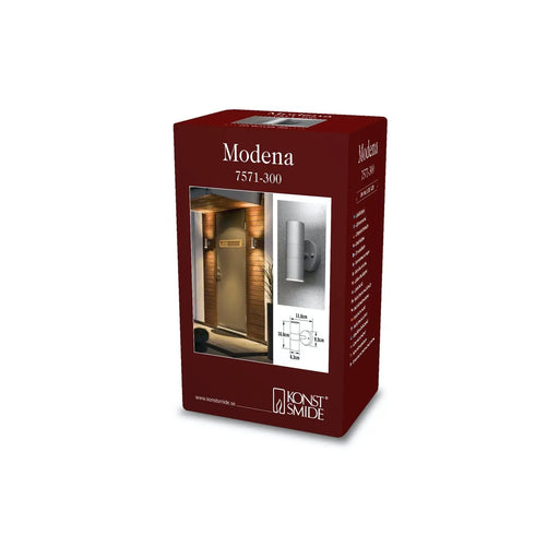 Konstsmide 7571-300 : Modena Up/Down Light Grey Konstsmide