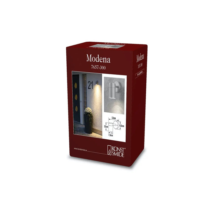 Konstsmide 7657-300 : Modena Big Down Wall Light Grey Konstsmide