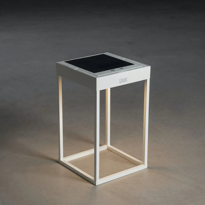 Konstsmide 7815-250 : Portofino Lantern Solar/USB 2700K/3000K On/Off/Dusk/Dawn Wh Konstsmide