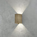 Konstsmide 7940-800 : Cremona Wall Brass 2x3 W LED Konstsmide