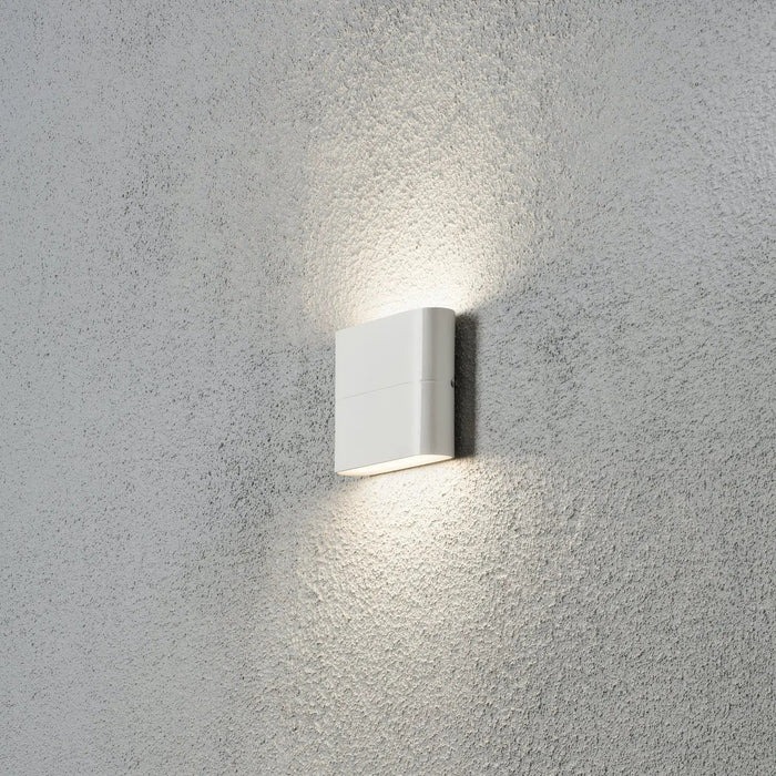 Konstsmide 7972-250 : Chieri Wall Lamp, White, 2x3W High Power LED Konstsmide
