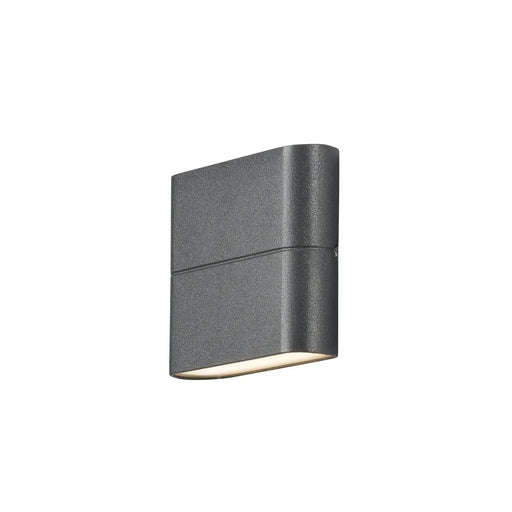 Konstsmide 7972-370 : Chieri Wall Lamp, Dark Grey 2x3W High Power LED Konstsmide