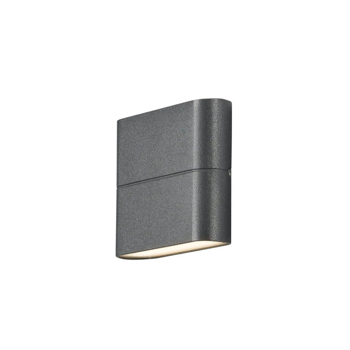 Konstsmide 7972-370 : Chieri Wall Lamp, Dark Grey 2x3W High Power LED Konstsmide