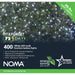 Grade B Warehouse Second - Noma Fit & Forget 400 LED Christmas Tree Lights : Battery/Timer : Bright White Noma