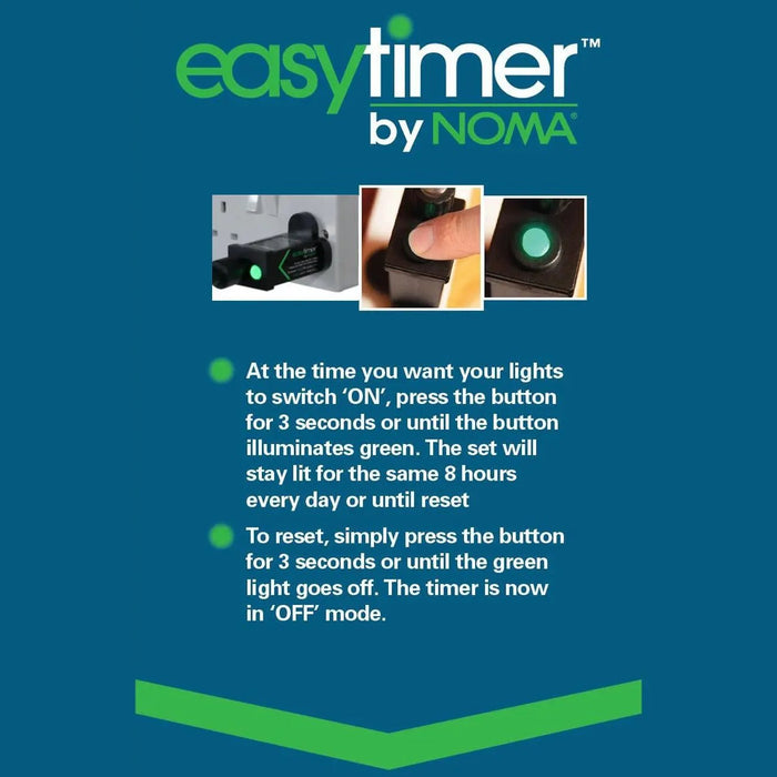 Noma Acrylic Hedgehog Light String : Array of 5 : Plug In : 12cm : 40 LED Noma