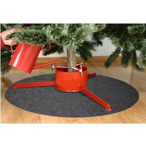 drymate waterproof christmas tree stand mat charcoal grey