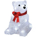 konstsmide 16 led acrylic polar bear 18cm battery