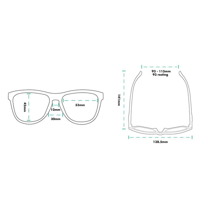 goodr ogs sunglasses neon is my neutral