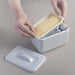 zeal insulated butter dish duck egg blue