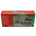 konstsmide led christmas scene santa in sleigh with flying reindeer battery
