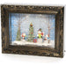 konstsmide water filled light up christmas scene frame battery timer snowmen