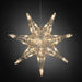 konstsmide konstmide acrylic hanging star with 32 warm white leds plug in