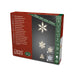 konstsmide led acrylic snowflakes 60cm drop warm white plug in