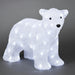 konstsmide 64 led standing polar bear cub 41cm plug in
