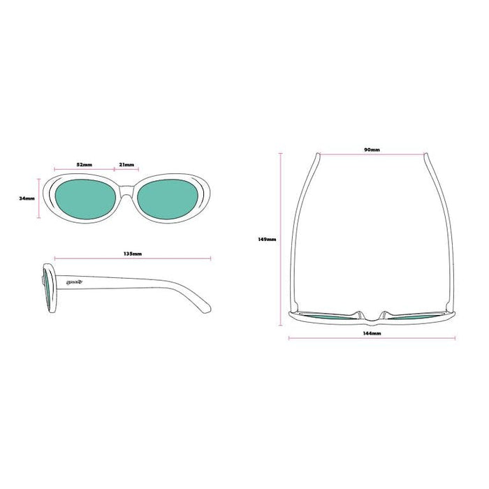 goodr beat gs sunglasses dancing through dimensions