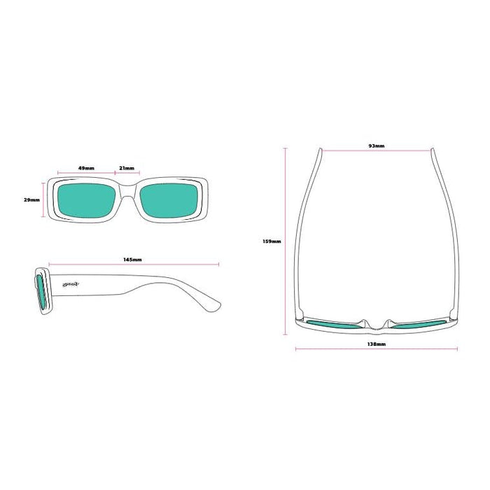 goodr luxe gs sunglasses sunset dreamscape