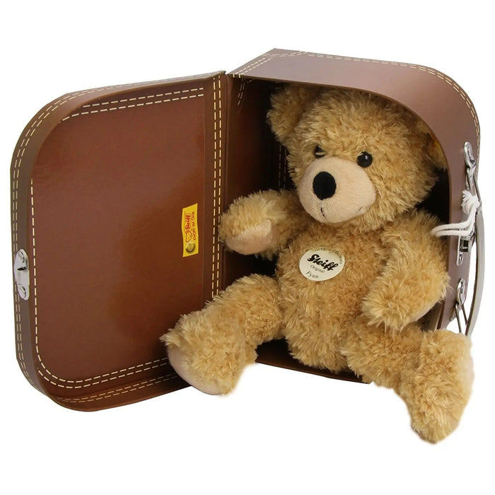 Steiff Fynn Teddy Bear In Suitcase Beige 28cm 111471 WOWooO