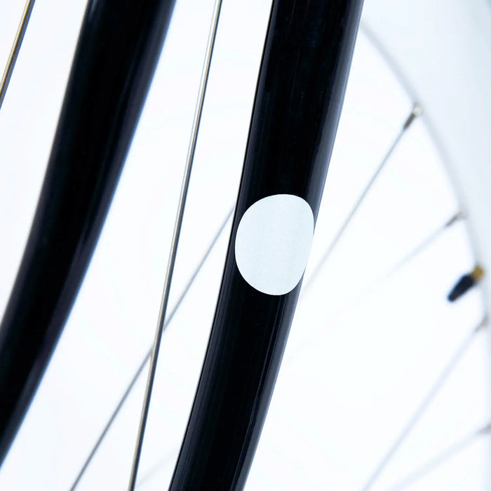 Bike Reflector Stickers : White Dots Bookman