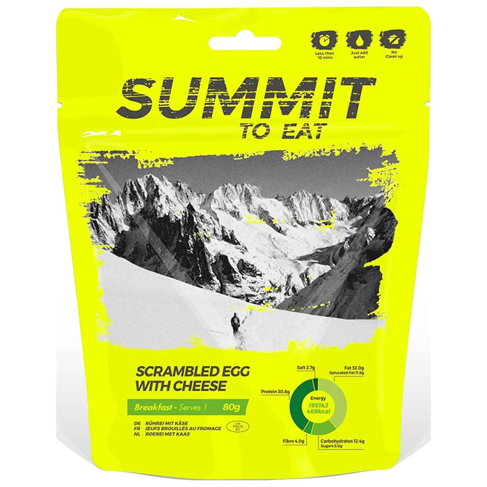 Breakfast - Scrambled Egg with Cheese - Vegetarian, Gluten Fee - 87g/454kcal Summit To Eat