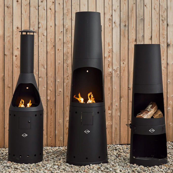 casa mia alto gas chiminea with cooking griddle