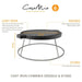 casa mia cooking griddle with stand