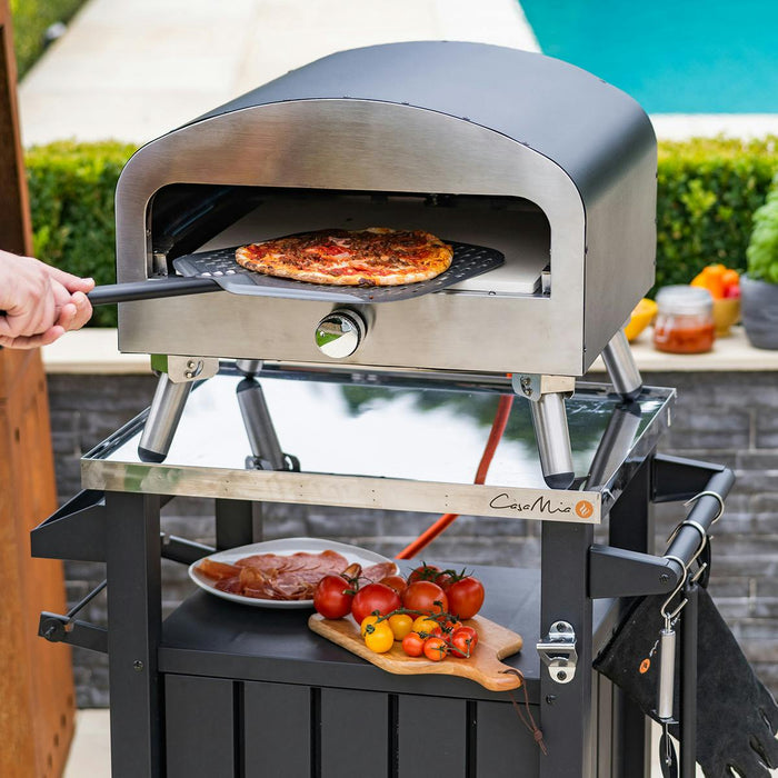 casa mia bravo 16 inch outdoor gas pizza oven