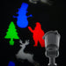 Christmas Animated LED Projector : Multicoloured Christmas Figures Festive Productions