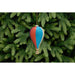 Christmas Tree Glass Bauble : 13cm Multicolour Hot Air Balloon Festive Productions