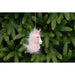 Christmas Tree Glass Bauble : 9cm Pink Unicorn Festive Productions