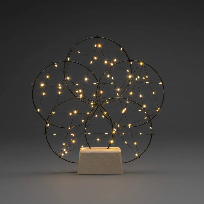 Dreamflower Amber LED Christmas Decoration : 100 LED : 40cm : Plug In with Dimmer Konstsmide