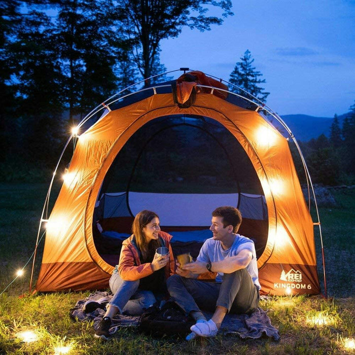 luci solar string lights rechargeable for camping motorhomes caravans home warm white leds
