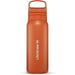 lifestraw go 20 stainless steel water filter bottle 700ml kyoto orange