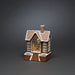 Gingerbread House : Water Filled LED Lantern : Battery/Timer : 23.5cm Konstsmide