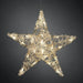 Grade A Warehouse Second - Konstmide Acrylic Hanging Star : Plug In : 24 Warm White LEDs Konstsmide