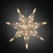 konstsmide konstmide acrylic hanging star with 32 warm white leds plug in