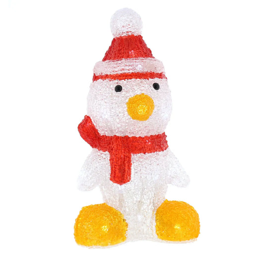 Grade A Warehouse Second - LED Acrylic Penguin With Hat : 32cm : Plug In Festive Productions